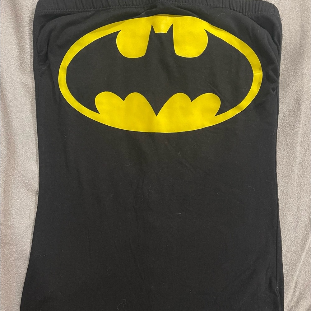 DC comics Batman strapless shirt with corset backing